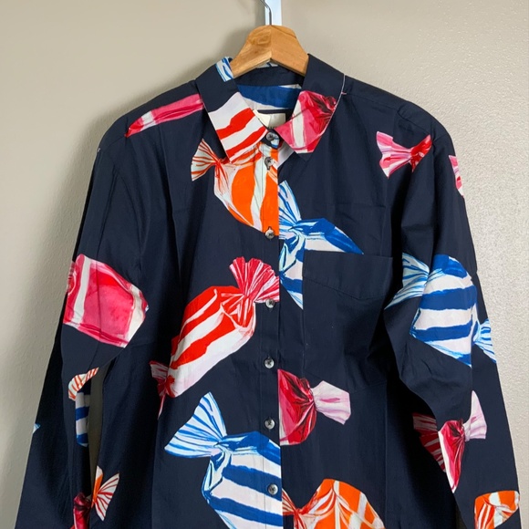 Anthropologie The Soren Long-Sleeve Shirt Dress by Maeve - Picture 6 of 16